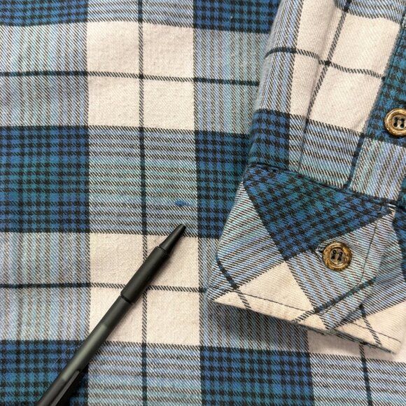 Hugo Valentino Lined Quilted Plaid Flannel Shirt Jacket Mens Small Shacket - Picture 6 of 13